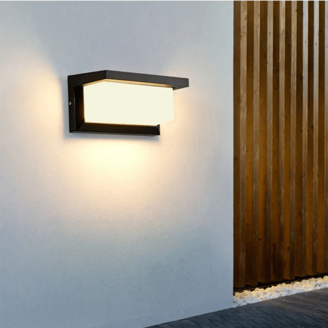 Weatherproof Outdoor Wall Light with Motion Sensor Activation