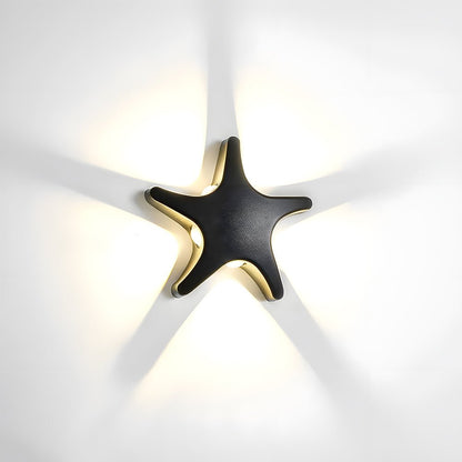 Star-Shaped LED Wall Light – Creative Outdoor Illumination Fixture