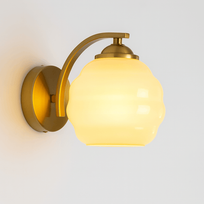 Vintage Glass Wall Light - Elegant Indoor Illumination