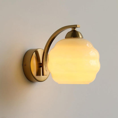 Vintage Glass Wall Light - Elegant Indoor Illumination