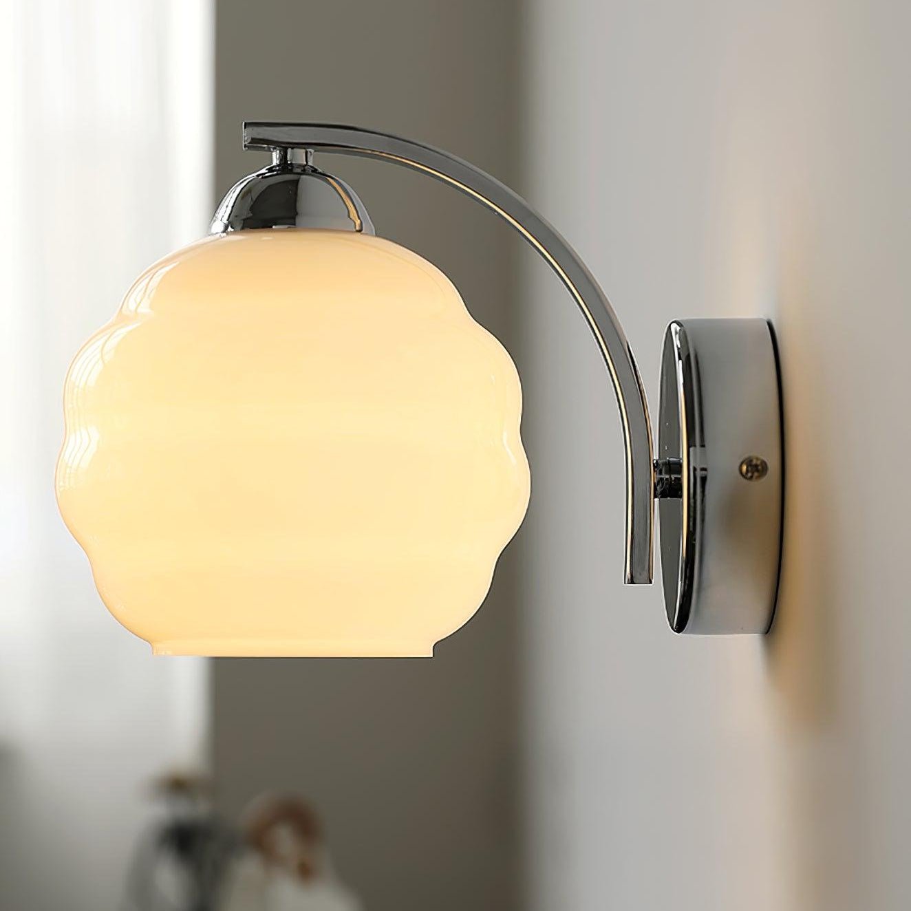 Vintage Glass Wall Light - Elegant Indoor Illumination