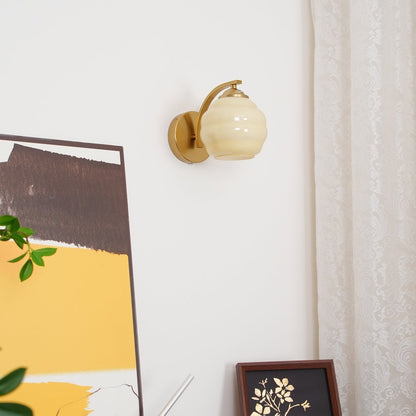 Vintage Glass Wall Light - Elegant Indoor Illumination