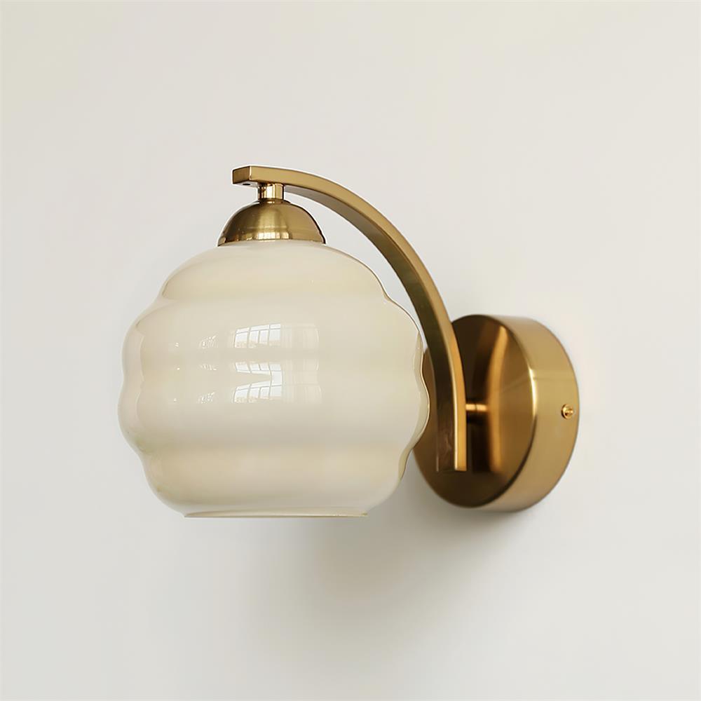 Vintage Glass Wall Light - Elegant Indoor Illumination