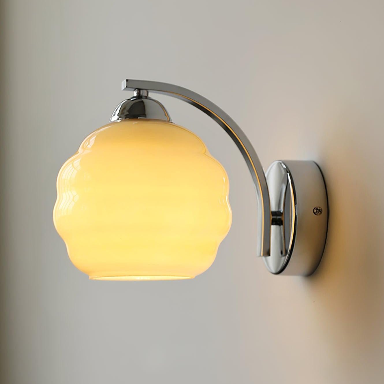 Vintage Glass Wall Light - Elegant Indoor Illumination