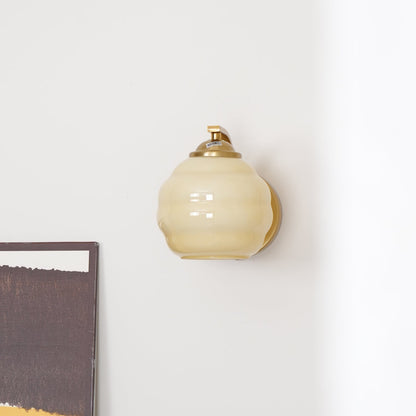 Vintage Glass Wall Light - Elegant Indoor Illumination