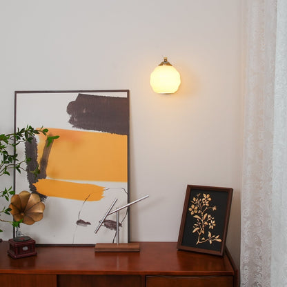 Vintage Glass Wall Light - Elegant Indoor Illumination