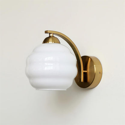 Vintage Glass Wall Light - Elegant Indoor Illumination