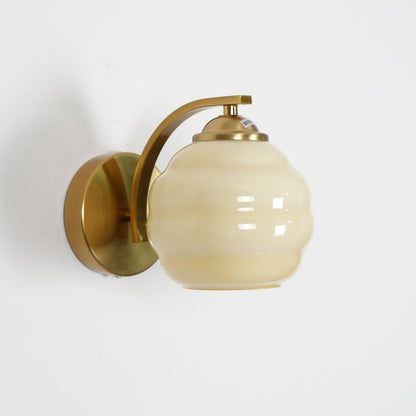 Vintage Glass Wall Light - Elegant Indoor Illumination