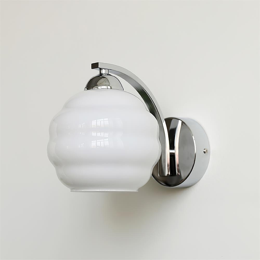 Vintage Glass Wall Light - Elegant Indoor Illumination