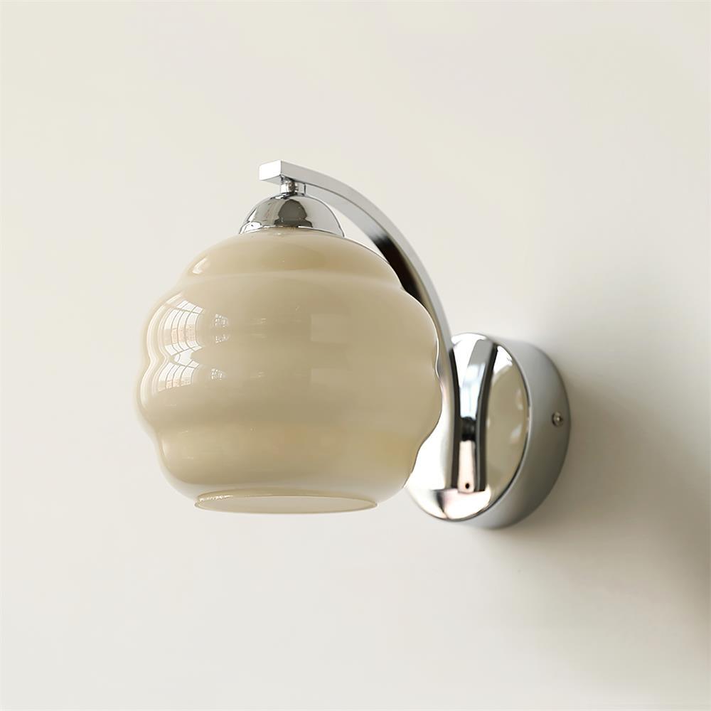 Vintage Glass Wall Light - Elegant Indoor Illumination