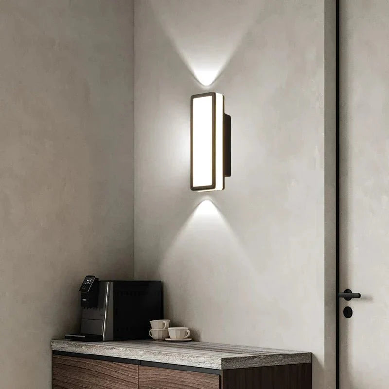 Waterproof LED Wall Light - Modern Design for Indoor and Outdoor Use