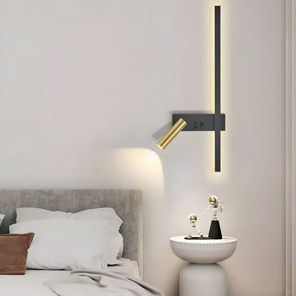 Minimalist Wall Lamp with Dual Switch for Living Room and Bedroom