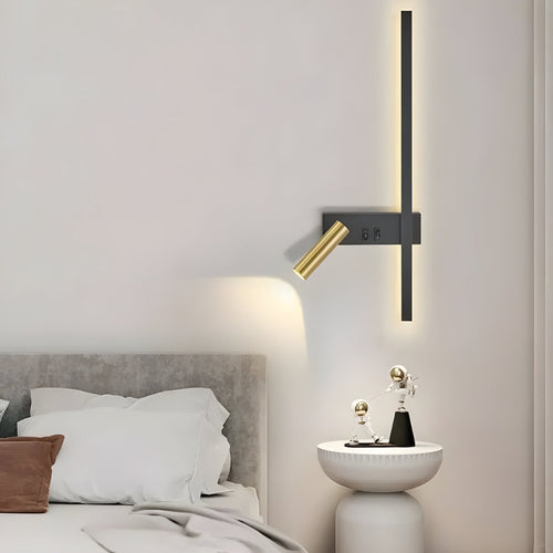 Minimalist Wall Lamp with Dual Switch for Living Room and Bedroom