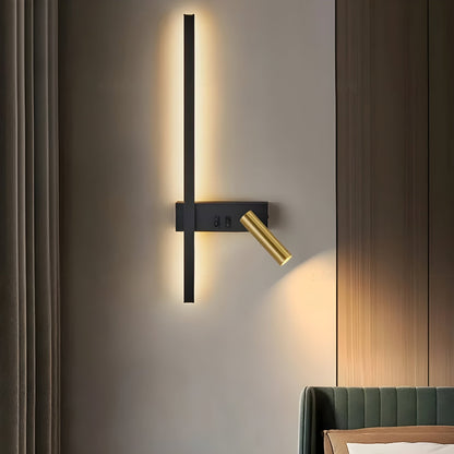 Minimalist Wall Lamp with Dual Switch for Living Room and Bedroom