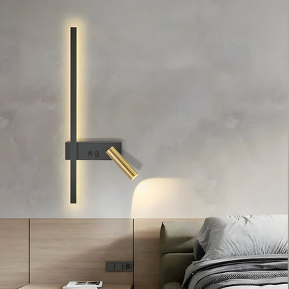 Minimalist Wall Lamp with Dual Switch for Living Room and Bedroom