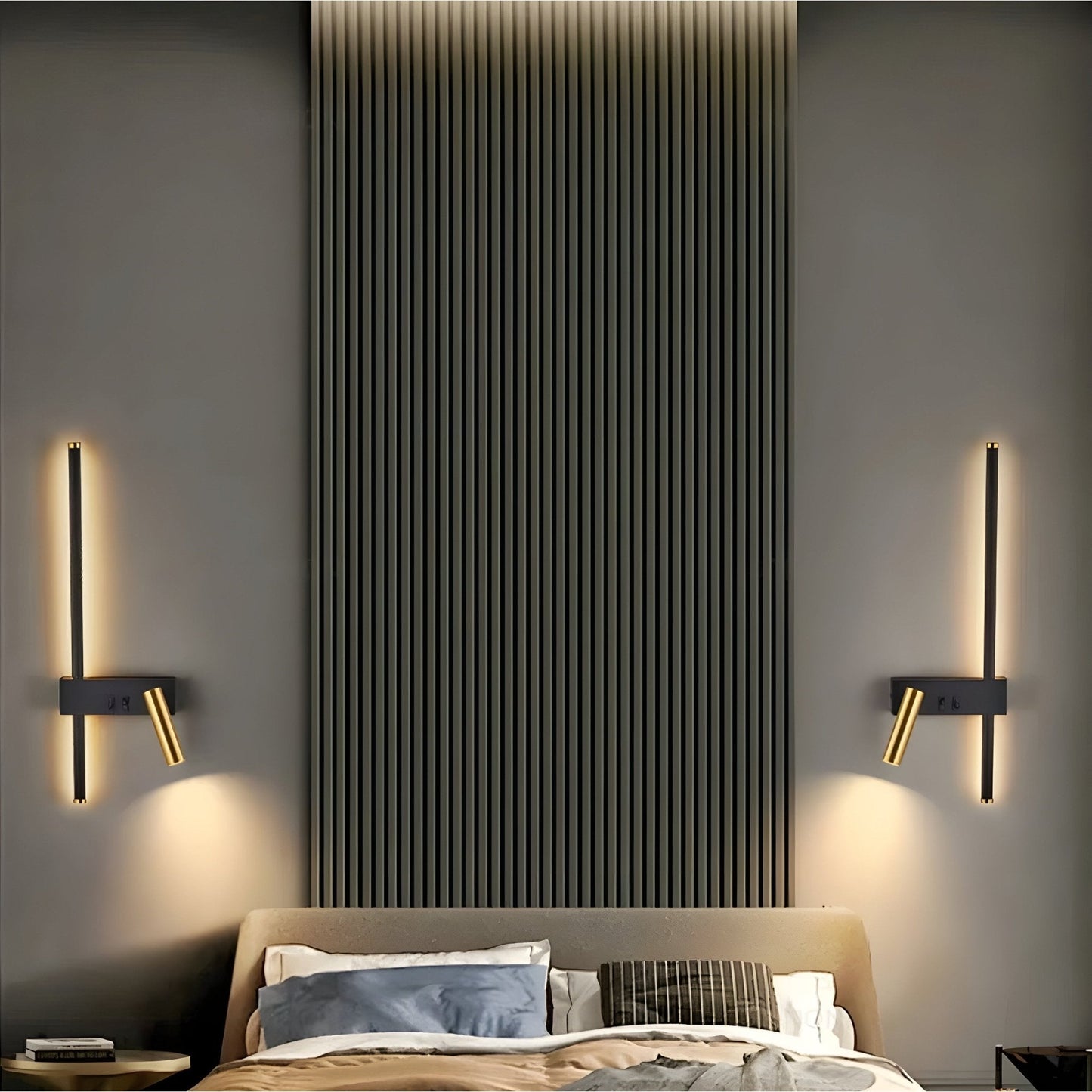 Minimalist Wall Lamp with Dual Switch for Living Room and Bedroom