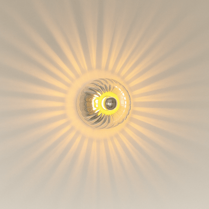 Contemporary Wall Lamp - Nordic Glass and Metal Design
