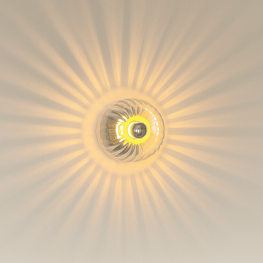 Contemporary Wall Lamp - Nordic Glass and Metal Design