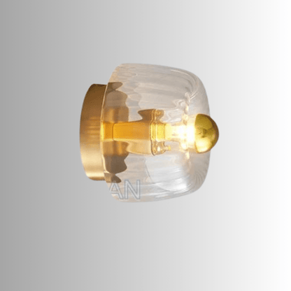 Contemporary Wall Lamp - Nordic Glass and Metal Design