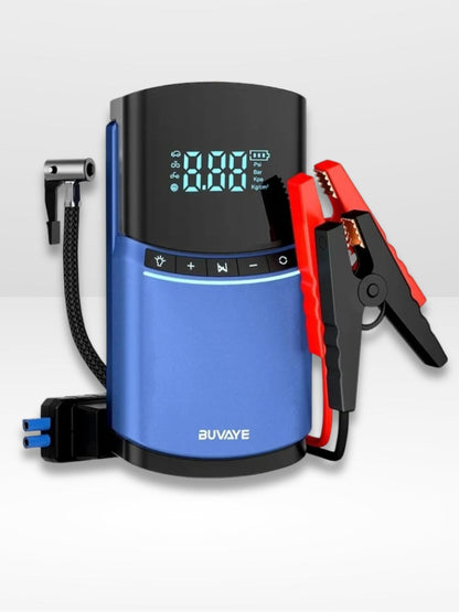 Compact Battery Booster and Compressor for Enhanced Power