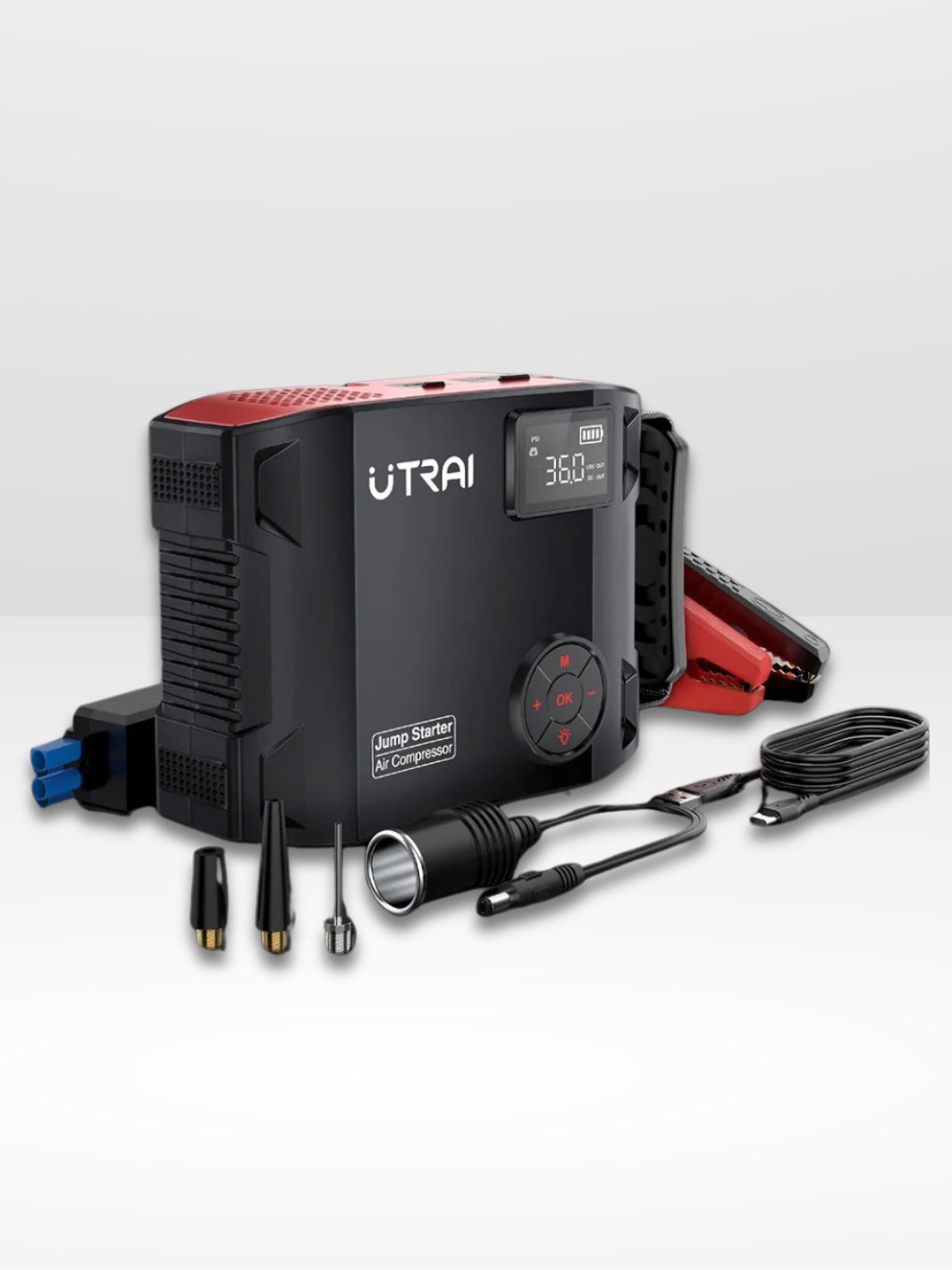 Versatile 4-in-1 Tire Pump for Easy Inflation