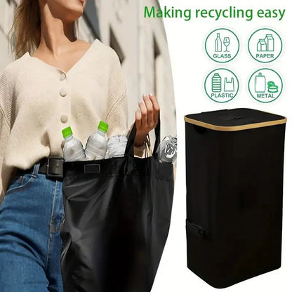 Space-Saving Container for Recyclable Materials