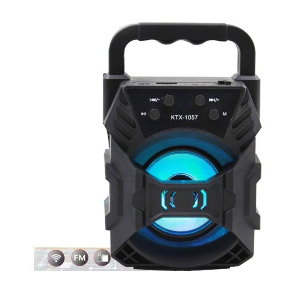 Wireless Bluetooth Speaker with FM, USB Connectivity and Light Display