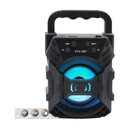Wireless Bluetooth Speaker with FM, USB Connectivity and Light Display