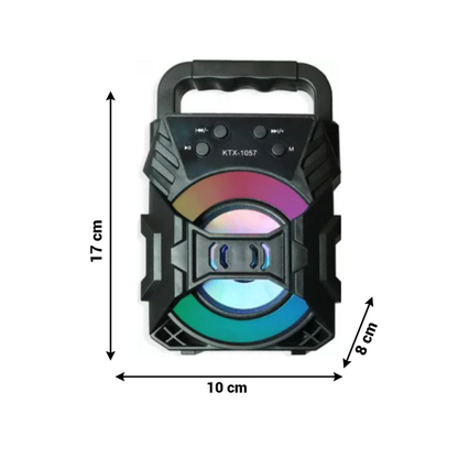 Wireless Bluetooth Speaker with FM, USB Connectivity and Light Display