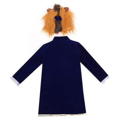 Enchanting Beast Costume for Kids with Luxurious Velvet Jacket
