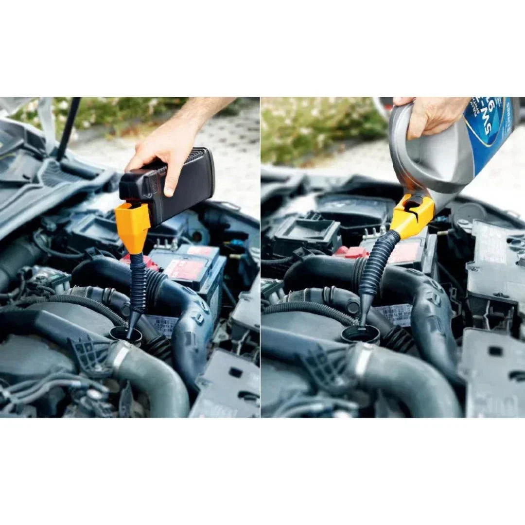 Universal Fuel Funnel for Easy Pouring