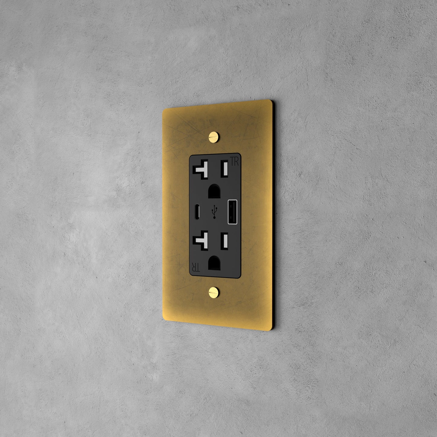 Brass Power Connection