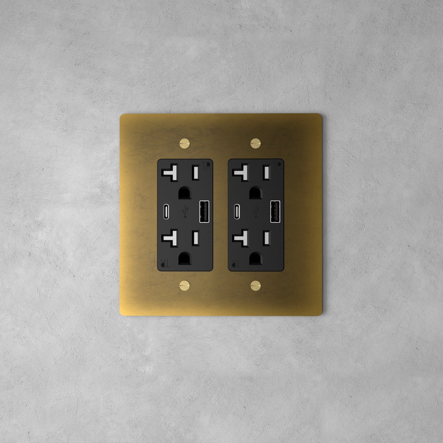 Brass Power Connection