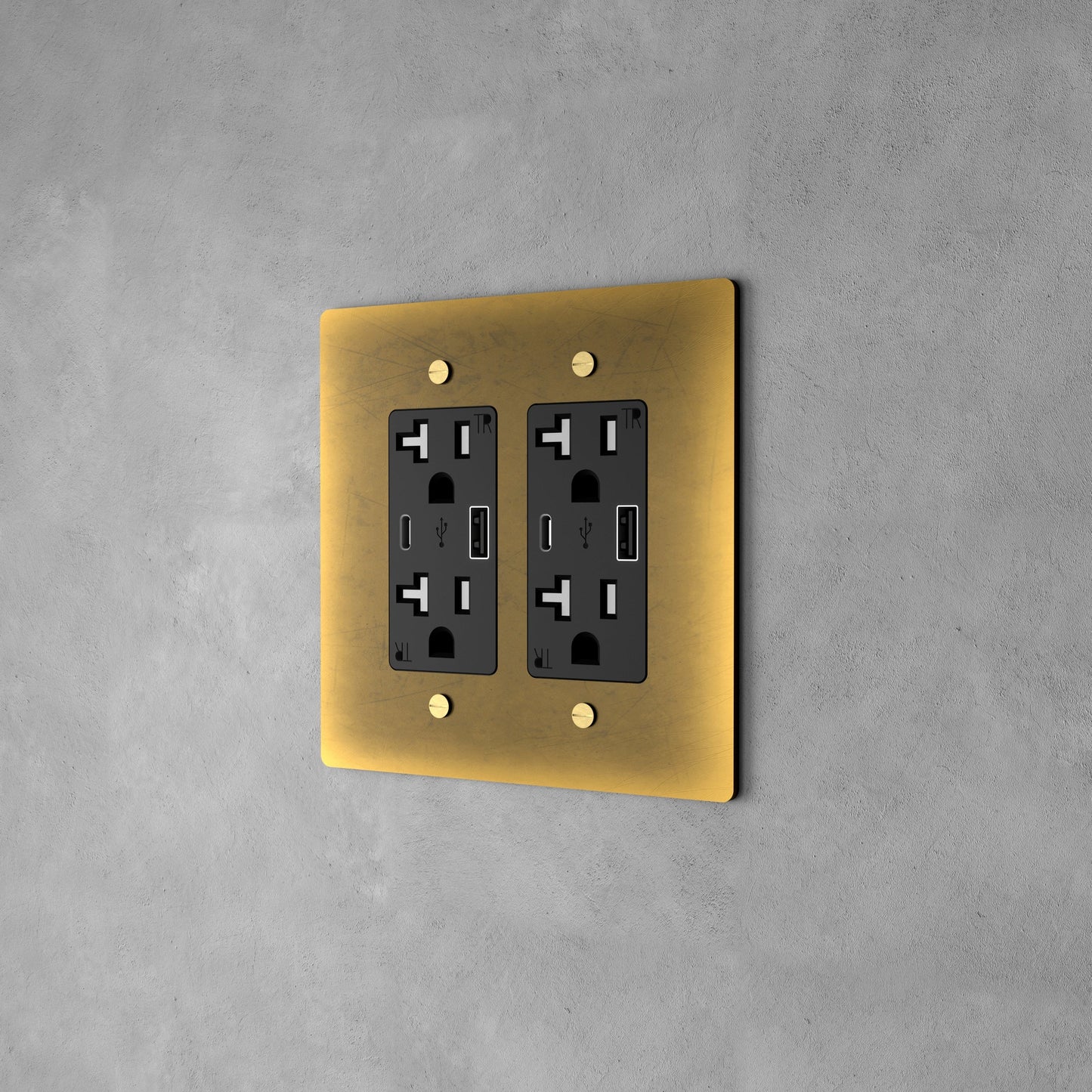 Brass Power Connection