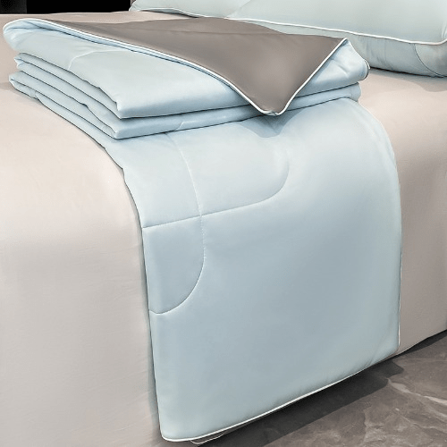 Lightweight Dual-Sided Cooling Blanket for Hot Nights