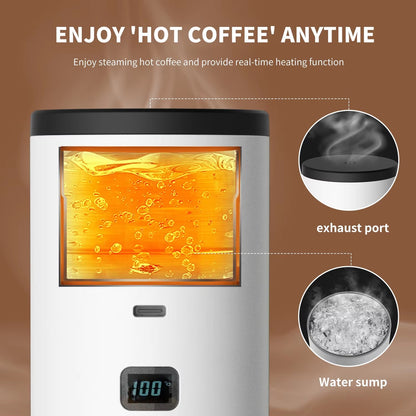 Portable 15-Bar Espresso Machine - Cordless Design for Travel