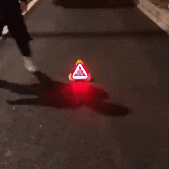 All-in-One Solar Emergency and Warning Light