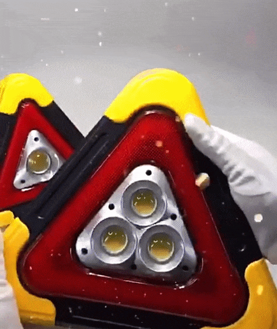 All-in-One Solar Emergency and Warning Light