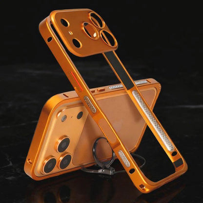 Sleek ProtectShield Metal Phone Case for Ultimate Safety