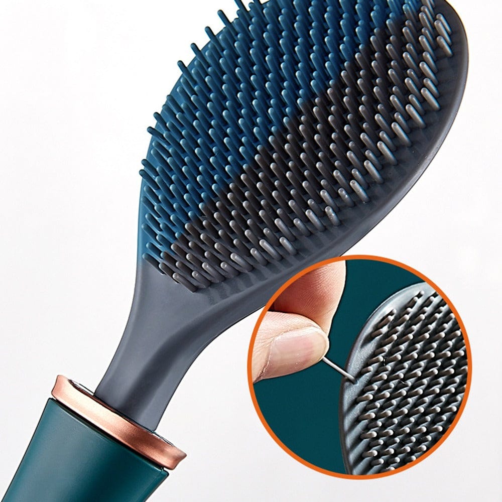 Silicone Toilet Brush with Wall Mount – Quick-Drying Hygienic Tool
