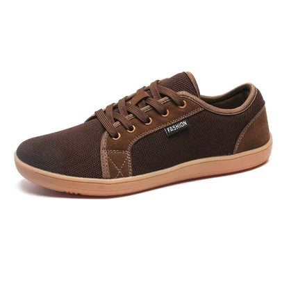 Breathable Minimalist Sneakers with Zero Drop Sole - Wide Fit Barefoot Shoes