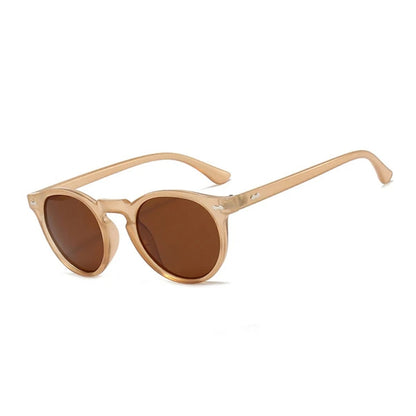 Round Sunglasses with Polarized Lenses for Men and Women - Vintage Style