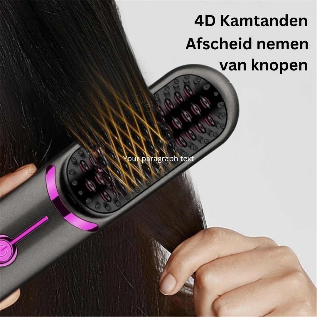 Smoothing Brush for Effortless Hair Styling