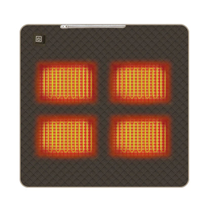 Portable Heated Mat for Camping Chair - 4-Zone Warm Cushion
