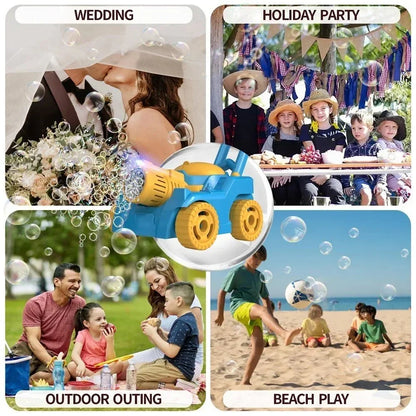 BubbleJoy Mower – Delightful Bubble Maker for Outdoor Fun