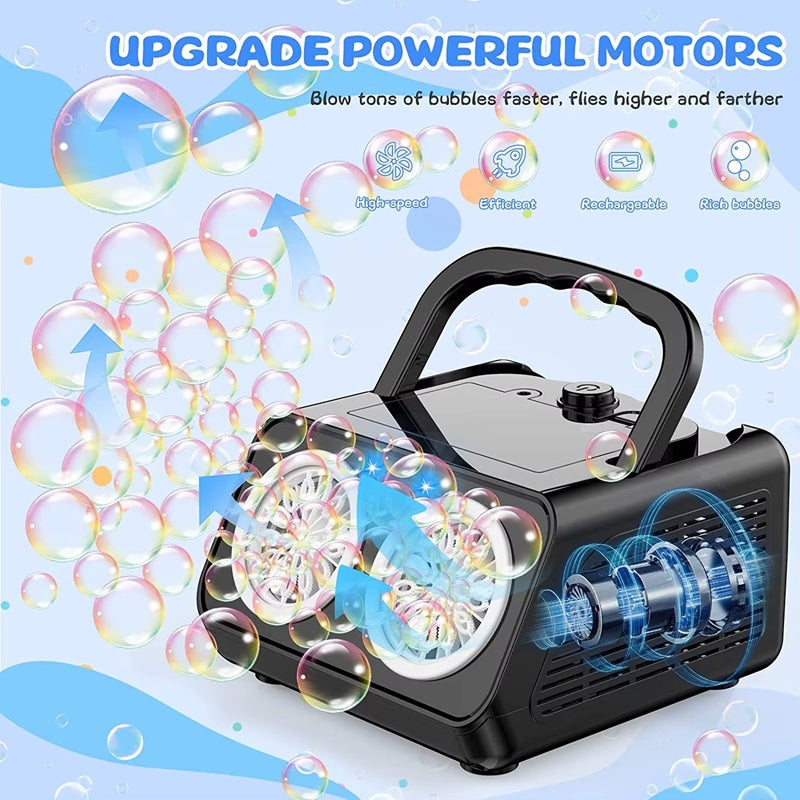 Electric Bubble Maker – Produces Over 20,000 Bubbles Every Minute