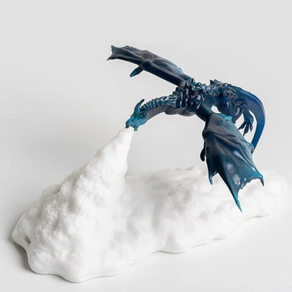 3D Printed LED Night Light - Fire Dragon Design