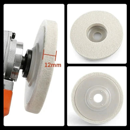 Premium Polishing Felt Wheel for Angle Grinders – Gleaming Finish Disc