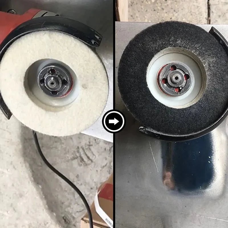 Premium Polishing Felt Wheel for Angle Grinders – Gleaming Finish Disc