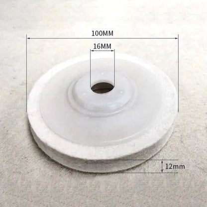 Premium Polishing Felt Wheel for Angle Grinders – Gleaming Finish Disc